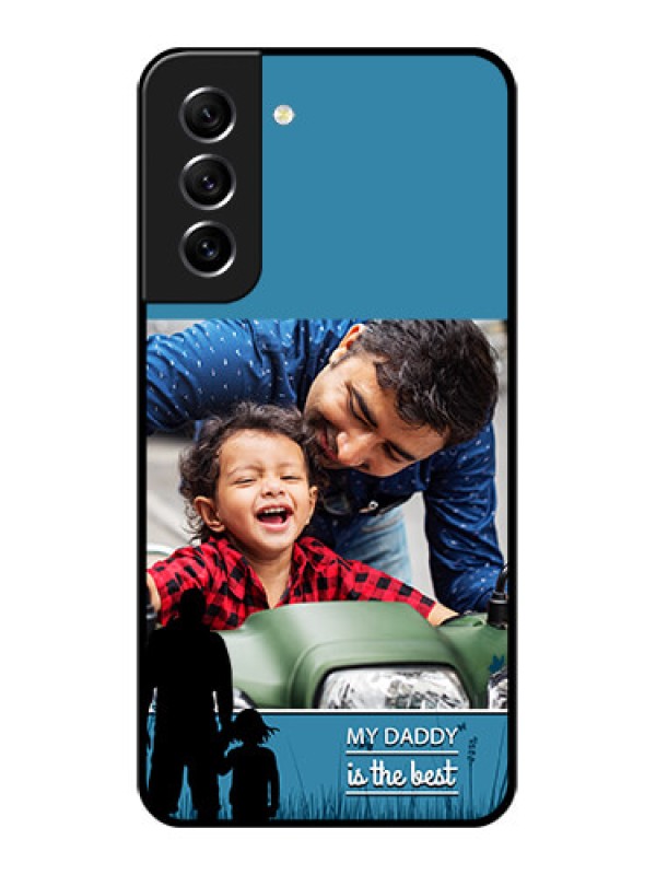 Custom Galaxy S21 FE 5G Custom Glass Mobile Case - Best dad design