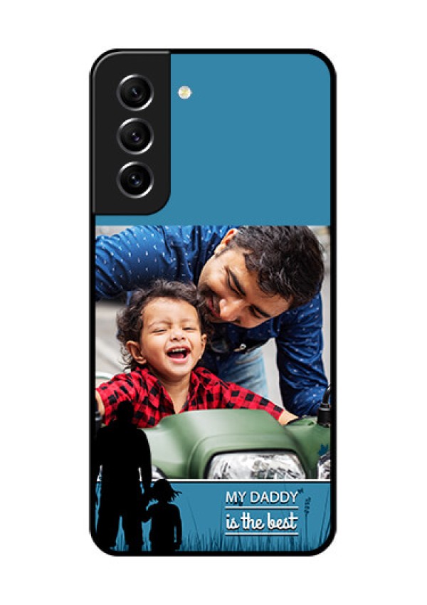 Galaxy S21 FE 5G Custom Glass Mobile Case - Best dad design