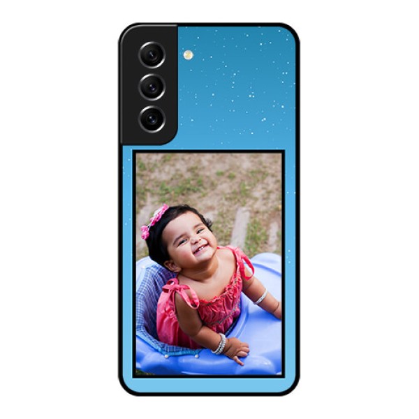 Galaxy S21 FE 5G Custom Glass Mobile Case - Wave Pattern Colorful Design Galaxy S21 FE 5G Custom Glass Mobile Case - Wave Pattern Colorful Design
