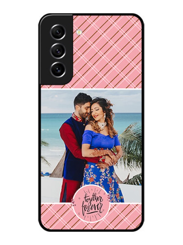 Custom Galaxy S21 FE 5G Personalized Glass Phone Case - Together Forever Design