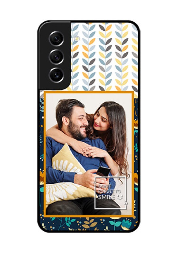 Galaxy S21 FE 5G Custom Glass Mobile Case - Pattern Design