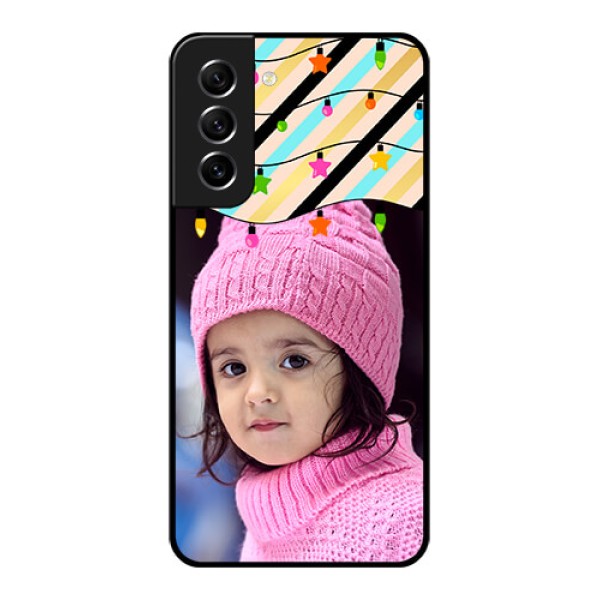 Galaxy S21 FE 5G Custom Glass Mobile Case - Lights Hanging Design