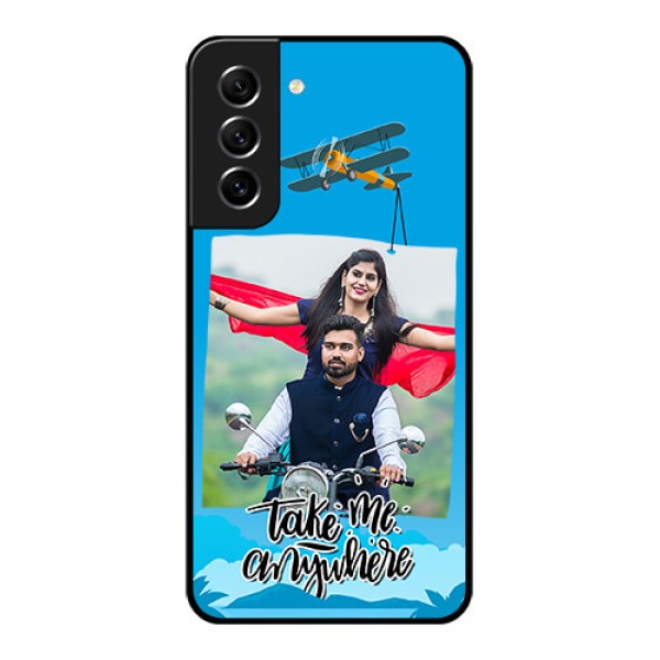 Galaxy S21 FE 5G Custom Glass Mobile Case - Traveller Design