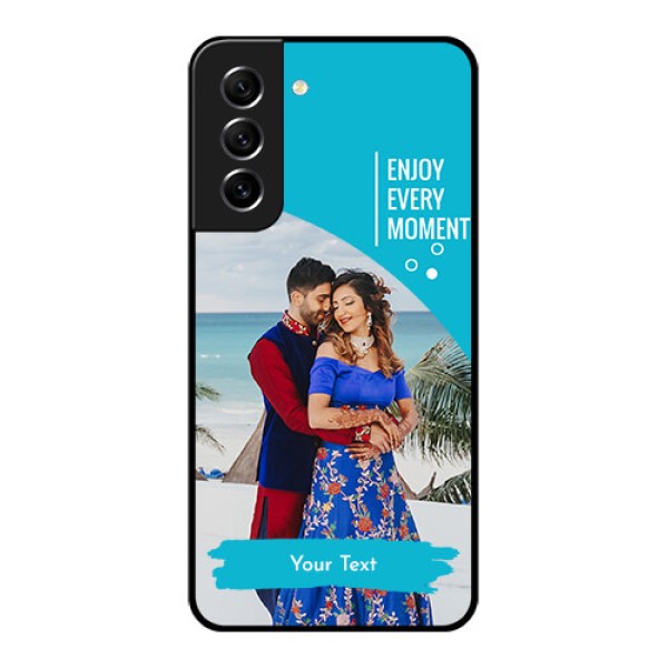 Galaxy S21 FE 5G Custom Glass Mobile Case - Happy Moment Design