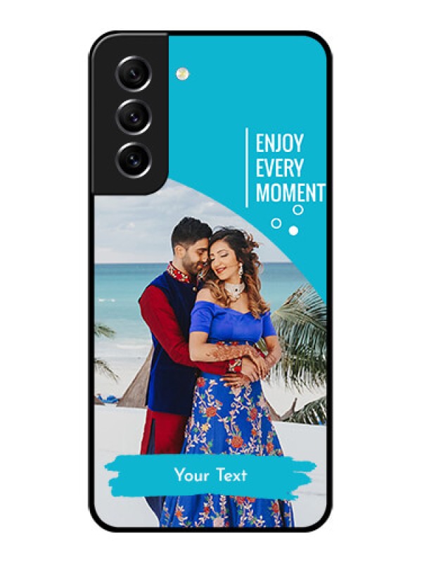 Custom Galaxy S21 FE 5G Custom Glass Mobile Case - Happy Moment Design