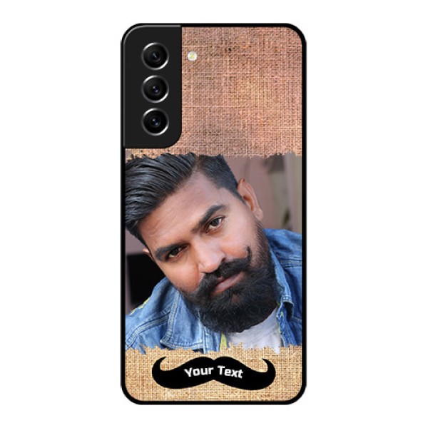 Galaxy S21 FE 5G Personalized Glass Phone Case - with Texture Design