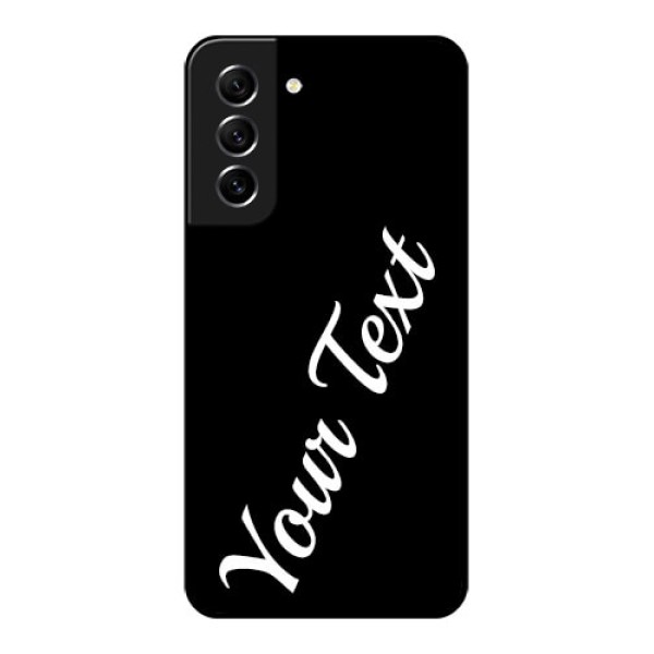 Galaxy S21 FE 5G Custom Glass Mobile Cover with Your Name