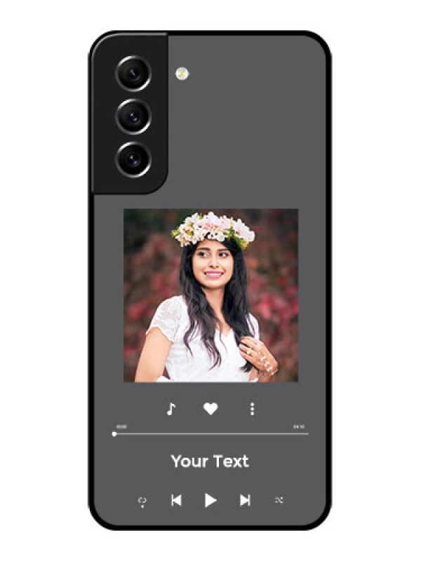 Custom Galaxy S21 FE 5G Custom Glass Mobile Case - Play The Music Design