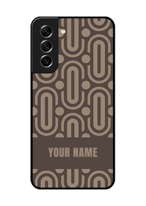 Galaxy S21 FE 5G Custom Glass Phone Case - Captivating Zero Pattern Design