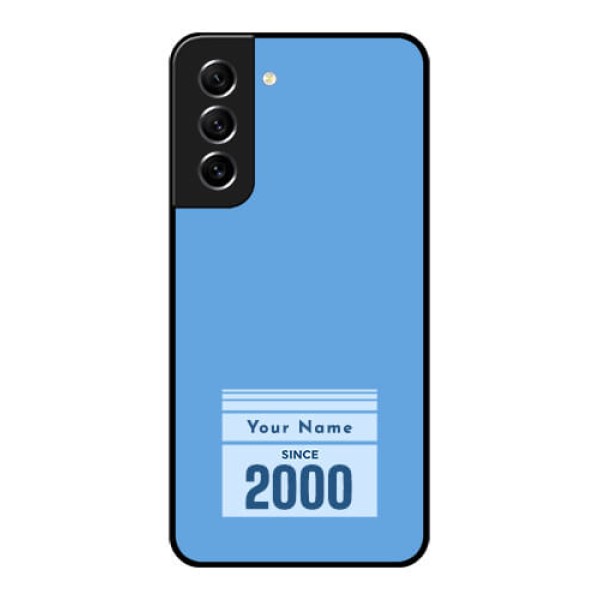 Galaxy S21 FE 5G Custom Glass Mobile Case - Custom Year of birth Design Galaxy S21 FE 5G Custom Glass Mobile Case - Custom Year of birth Design