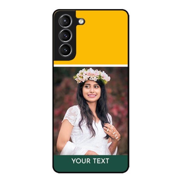 Galaxy s21 Plus Photo Printing on Glass Case - Love You Design Galaxy s21 Plus Photo Printing on Glass Case - Love You Design