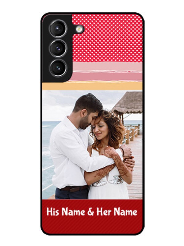 Custom Galaxy s21 Plus Custom Glass Mobile Case  - Premium Case Design