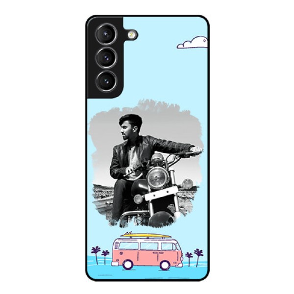 Galaxy s21 Plus Photo Printing on Glass Case - Travel & Adventure Design Galaxy s21 Plus Photo Printing on Glass Case - Travel & Adventure Design