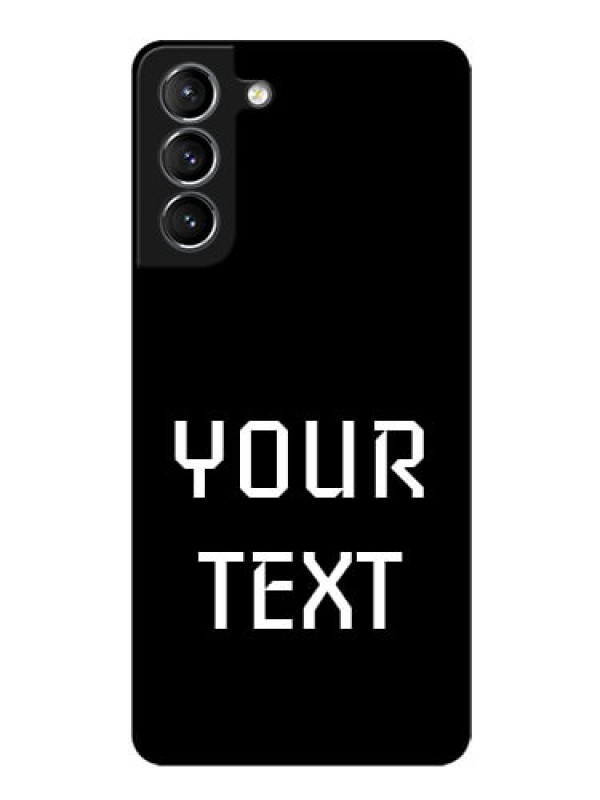 Custom Galaxy s21 Plus Your Name on Glass Phone Case