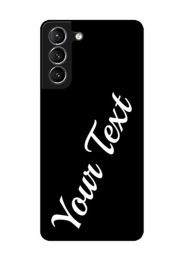 Galaxy s21 Plus Custom Glass Mobile Cover with Your Name
