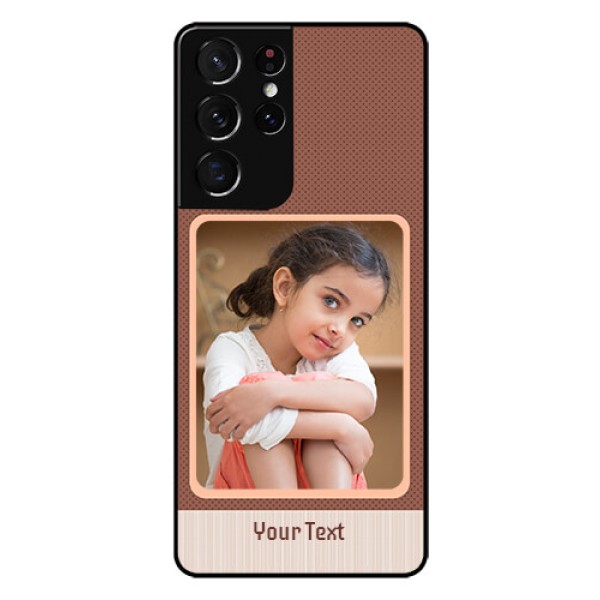 Galaxy S21 Ultra Custom Glass Phone Case - Simple Pic Upload Design Galaxy S21 Ultra Custom Glass Phone Case - Simple Pic Upload Design