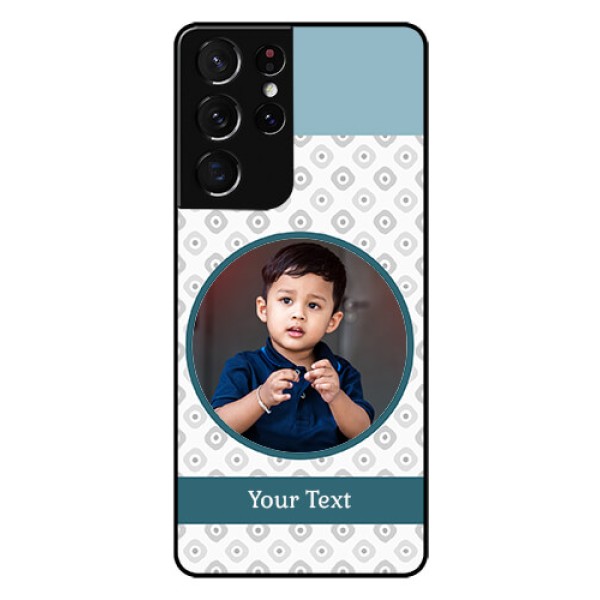 Galaxy S21 Ultra Personalized Glass Phone Case  - Premium Cover Design