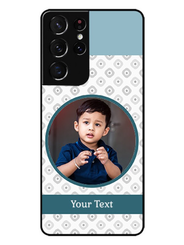 Custom Galaxy S21 Ultra Personalized Glass Phone Case  - Premium Cover Design