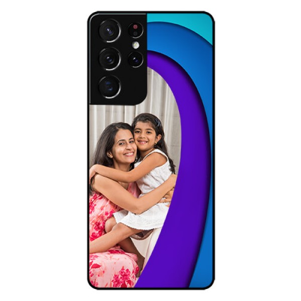 Galaxy S21 Ultra Photo Printing on Glass Case  - Simple Pattern Design