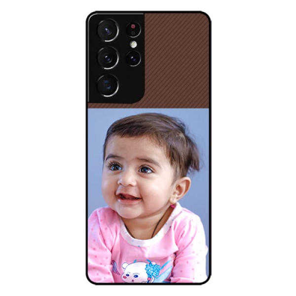 Galaxy S21 Ultra Custom Glass Mobile Case  - Elegant Case Design
