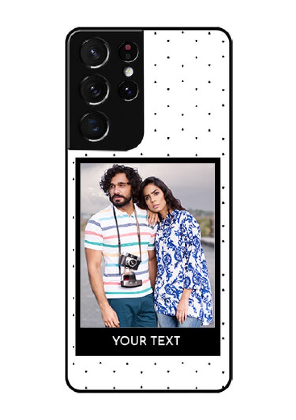 Galaxy S21 Ultra Photo Printing on Glass Case  - Premium Design