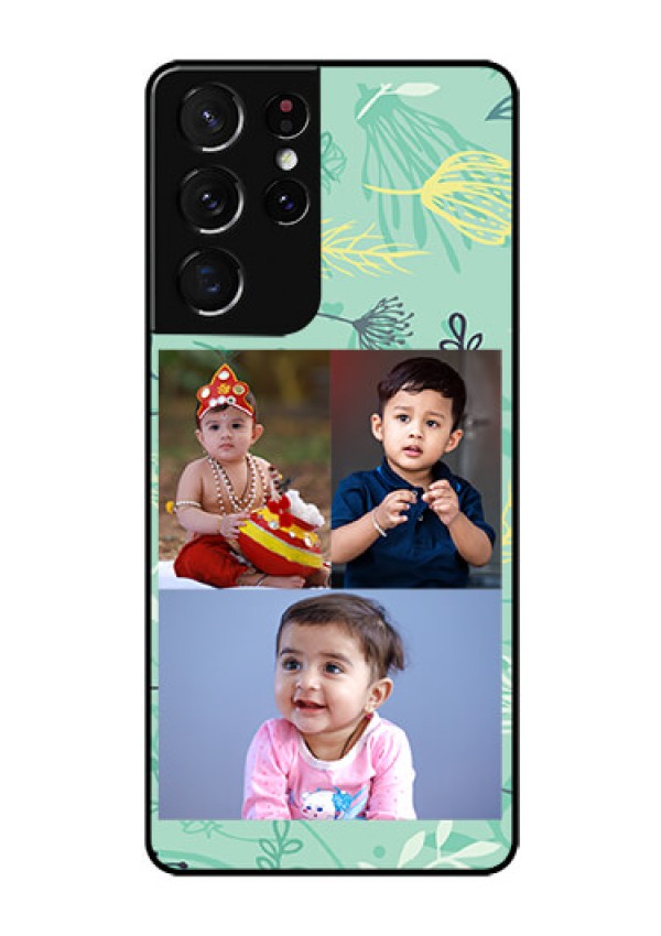 Galaxy S21 Ultra Photo Printing on Glass Case  - Forever Family Design 