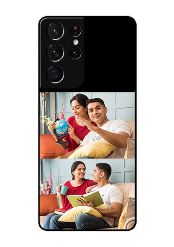 Galaxy S21 Ultra 2 Images on Glass Phone Cover