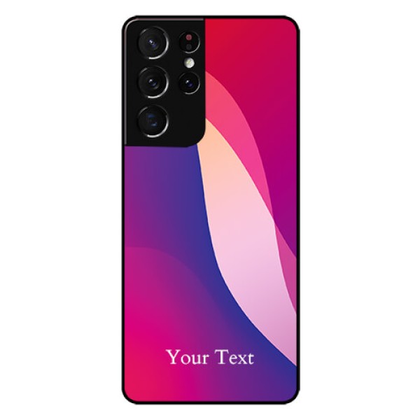 Galaxy S21 Ultra Personalized Glass Phone Case - Digital abstract Overlap Design Galaxy S21 Ultra Personalized Glass Phone Case - Digital abstract Overlap Design