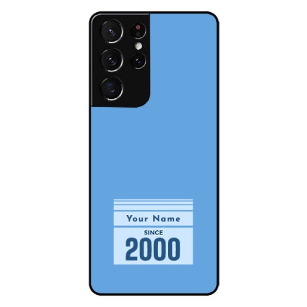 Galaxy S21 Ultra Custom Glass Mobile Case - Custom Year of birth Design Galaxy S21 Ultra Custom Glass Mobile Case - Custom Year of birth Design
