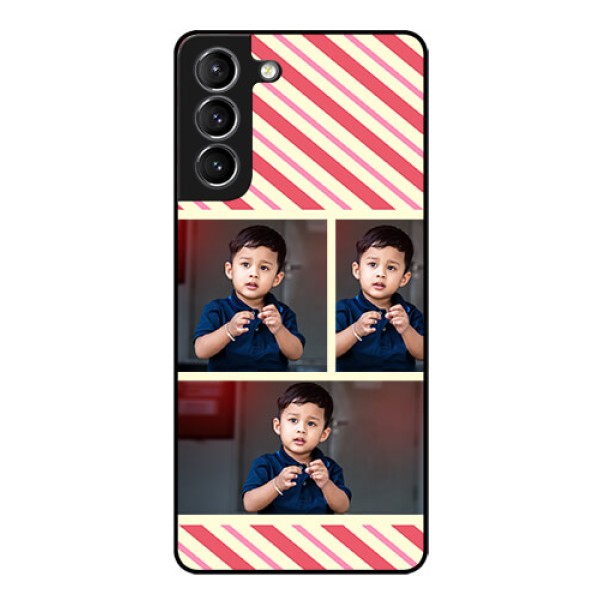 Galaxy S21 Personalized Glass Phone Case - Picture Upload Mobile Case Design Galaxy S21 Personalized Glass Phone Case - Picture Upload Mobile Case Design