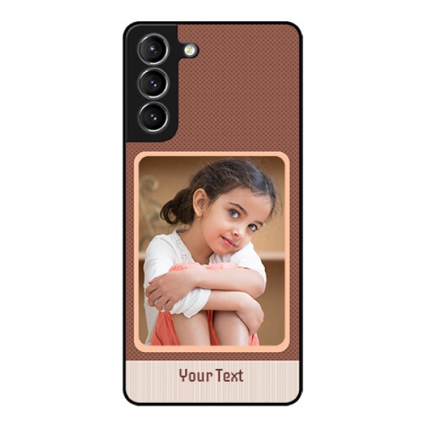 Galaxy S21 Custom Glass Phone Case - Simple Pic Upload Design Galaxy S21 Custom Glass Phone Case - Simple Pic Upload Design