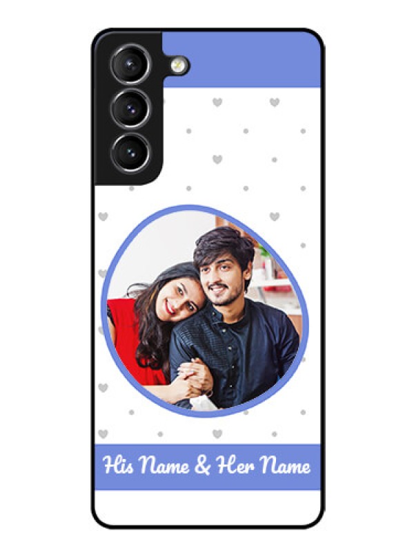 Custom Galaxy S21 Photo Printing on Glass Case  - Premium Case Design
