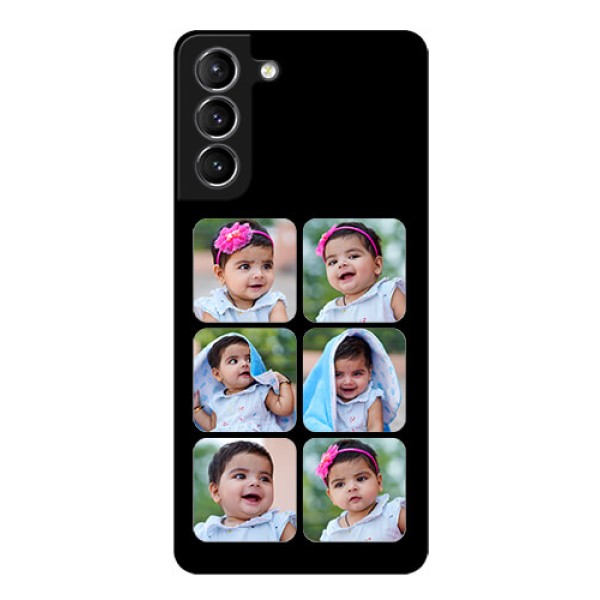 Galaxy S21 Photo Printing on Glass Case - Multiple Pictures Design Galaxy S21 Photo Printing on Glass Case - Multiple Pictures Design