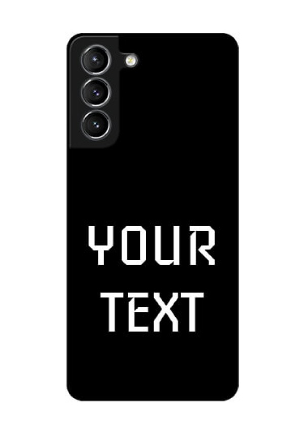 Galaxy S21 Your Name on Glass Phone Case