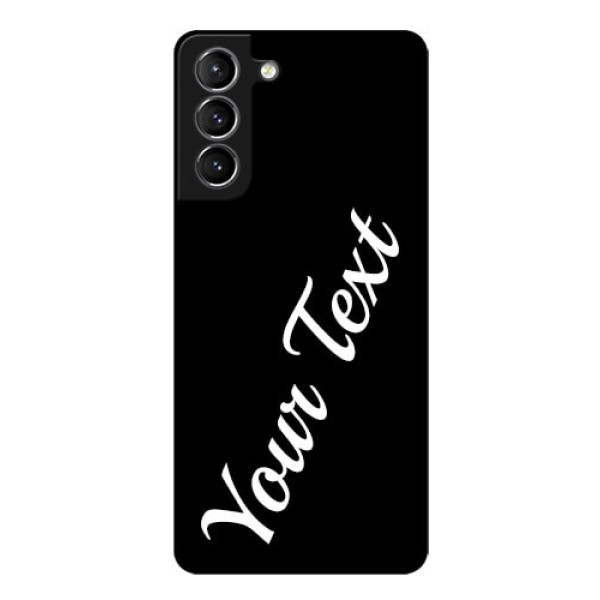 Galaxy S21 Custom Glass Mobile Cover with Your Name