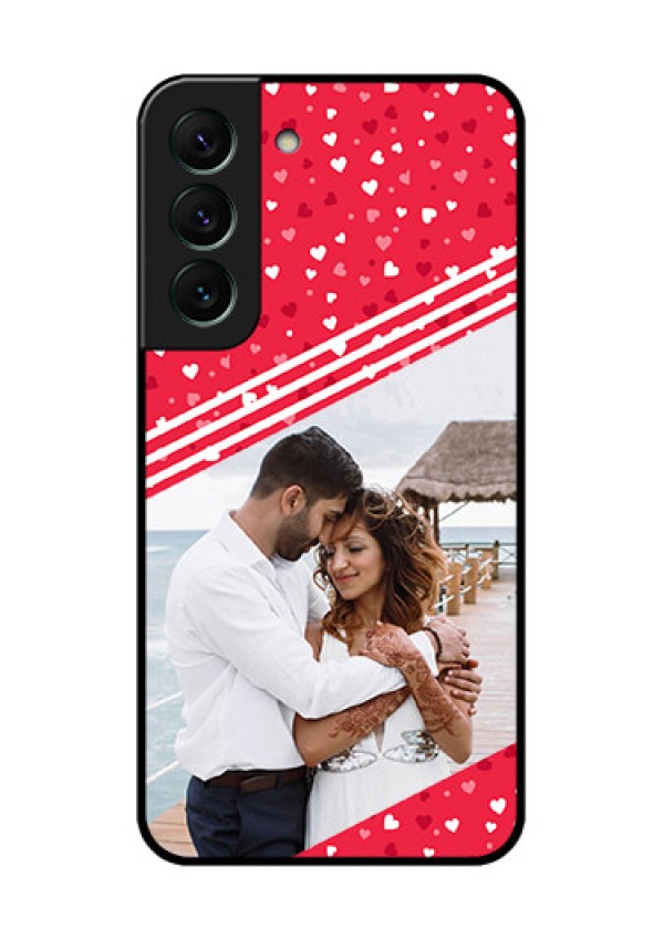 Galaxy S22 5G Custom Glass Mobile Case - Valentines Gift Design