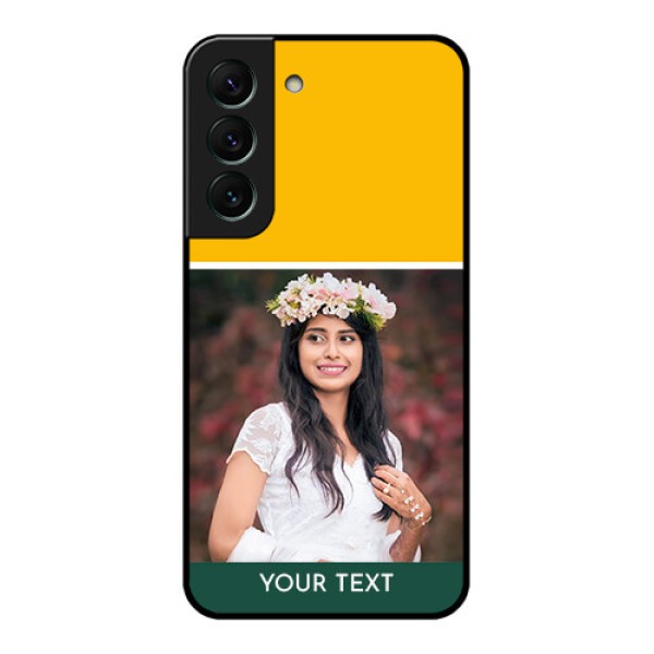 Galaxy S22 5G Photo Printing on Glass Case - Love You Design Galaxy S22 5G Photo Printing on Glass Case - Love You Design