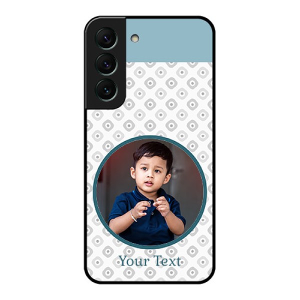 Galaxy S22 5G Personalized Glass Phone Case - Premium Cover Design