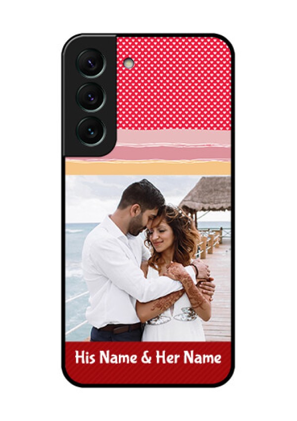 Galaxy S22 5G Custom Glass Mobile Case - Premium Case Design