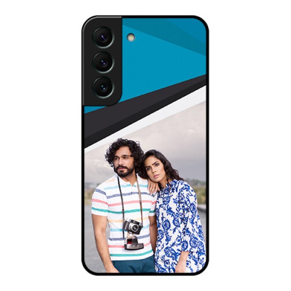 Galaxy S22 5G Photo Printing on Glass Case - Simple Pattern Photo Upload Design Galaxy S22 5G Photo Printing on Glass Case - Simple Pattern Photo Upload Design