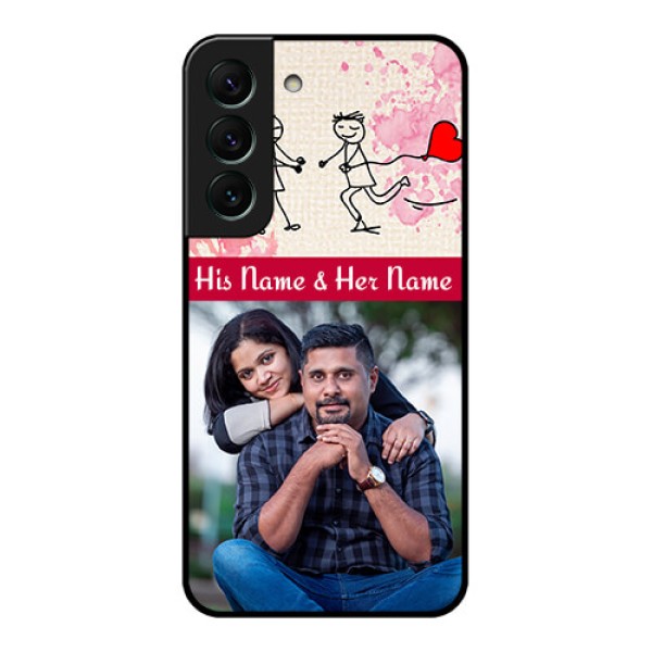 Galaxy S22 5G Photo Printing on Glass Case - You and Me Case Design Galaxy S22 5G Photo Printing on Glass Case - You and Me Case Design