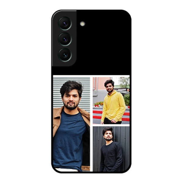 Galaxy S22 5G Photo Printing on Glass Case - Upload Multiple Picture Design Galaxy S22 5G Photo Printing on Glass Case - Upload Multiple Picture Design