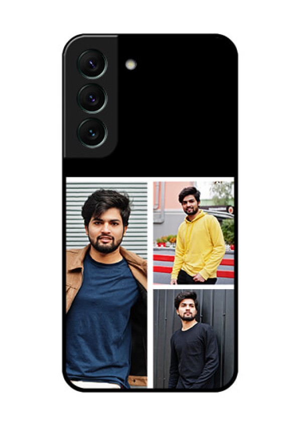 Galaxy S22 5G Photo Printing on Glass Case - Upload Multiple Picture Design