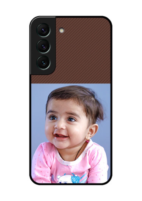 Galaxy S22 5G Custom Glass Mobile Case - Elegant Case Design