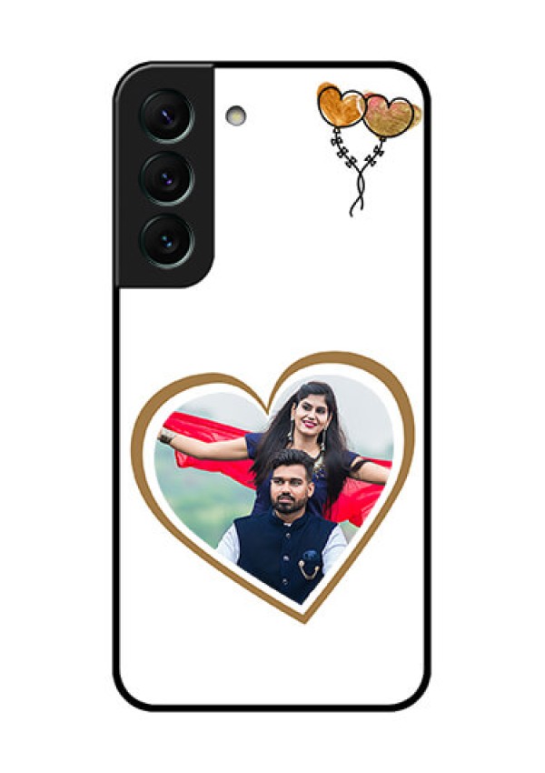Galaxy S22 5G Custom Glass Mobile Case - You & Me Design