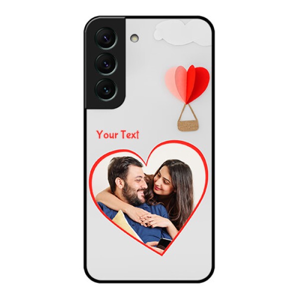 Galaxy S22 5G Custom Glass Mobile Case - Parachute Love Design