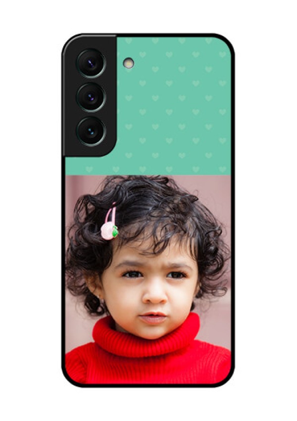 Galaxy S22 5G Custom Glass Phone Case - Lovers Picture Design