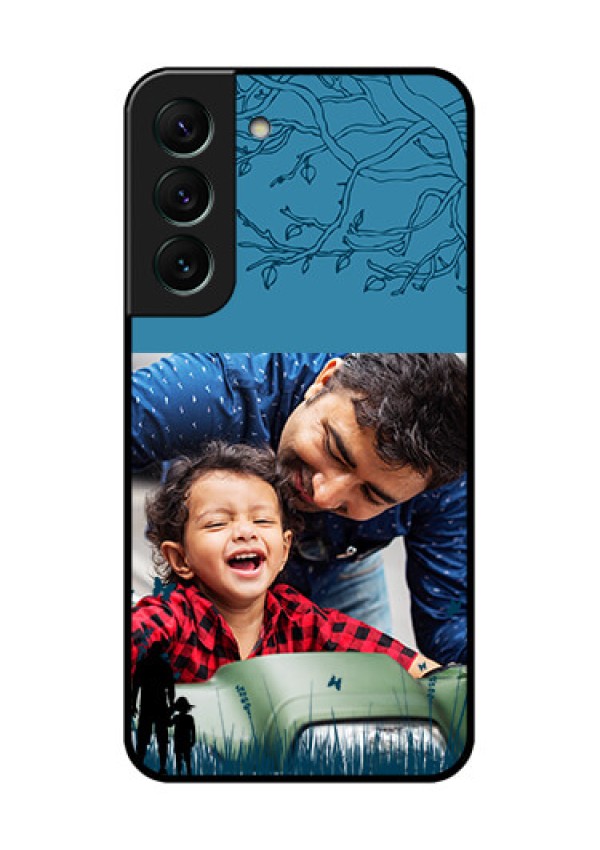 Galaxy S22 5G Custom Glass Mobile Case - Best dad design