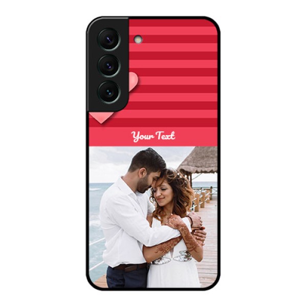Galaxy S22 5G Custom Glass Phone Case - Valentines Day Design