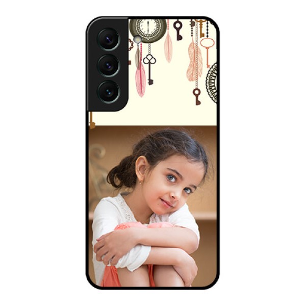 Galaxy S22 5G Custom Glass Mobile Case - Boho Style Design